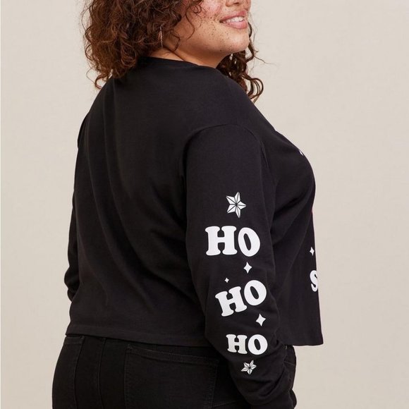 ❤️NWT VINTAGE TORRID TEE - BUGS BUNNY LOONEY TUNES CHRISTMAS HOLIDAY SANTA HAT - Picture 3 of 13